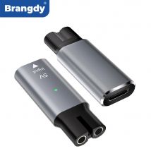 Brangdy 5V Tipo-C Adattatore per rasoio Convertitore per Philips OneBlade QP2724 QP2834 QP1424 QP1924 QP4631 Barba Trimmer