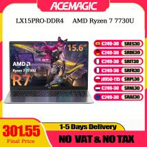 ACEMAGIC Laptop-Computer AMD Ryzen 7 7730U Windows-Laptop 15,6 Zoll IPS 16 GB DDR4 512 GB NVMe SSD Numerische Tastatur