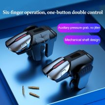 G21 Six Finger Linkage Chicken Eating Artifact Game Handles Auxiliary Keys Mobile Games Physical and Mechanical Keys