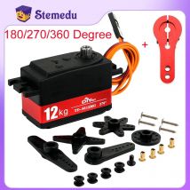 12KG Digital Servo TD-9512MG semi-metal 4.8v-7.4v Steering Gear 180/270/360 Degree for RC Car 1:8 1:10 Drift Cars Flat Runner