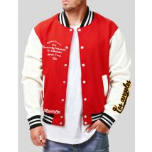 Chaqueta de béisbol con estampado de personajes artísticos curvos para hombre, abrigo de lana Harajuku, ropa deportiva informal, Tops holgados con botones Unisex