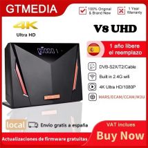 GTMEDIA V8X Ricevitore satellitare DVB-S/S2/S2X 1080P HEVC H.265 Decodificatore TV 10 bit MARS/ECAM/LACAM/CCAM/M3U VS Freesat V8 NOVA TV box