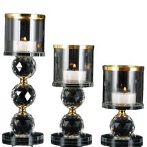 Hot Selling Single Head European Style Romantic Crystal Candle Holder Ornaments Hotel Decoration Candle Holder Creative Crafts