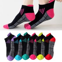 6 Paar Damen-Knöchelsocken aus Baumwolle, atmungsaktiv, für Sport, Fitness, Laufen, kurze Socken, Outdoor, Basketball, Herren, sportliche Low-Cut-Socken