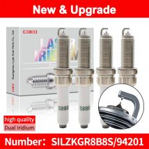 For NGK Dual lridiumSpark Plug SILZKGR8B8S94201 for BMW F36 F30F31 F46 F20 F21 G30 F90G31 G32 G11 G12 F48 F39F55 3181 3201