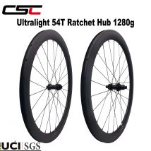 UCI CSC ultralekki karbonowe koła do roweru drogowy 700C zamek centralny 54T System piasty z