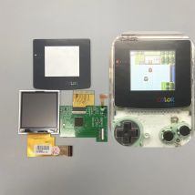 2,2-Zoll-GBC-LCD-Bildschirm mit hoher Helligkeit für Gameboy COLOR GBC, Plug-and-Play ohne Schweißen