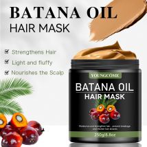 250 ml Batana-Öl, Haarspülungsöl, Haarbehandlung, Haarmaske, spendet Feuchtigkeit und repariert Haarwurzel für gesünderes Haar, dicker