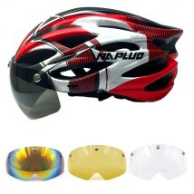 Road Cycling Helmet Mtb Mountain Ultralight Bicycle Led Helmet for Men Women Visored Bicycle Helmet Casco Accesorios L54-62CM