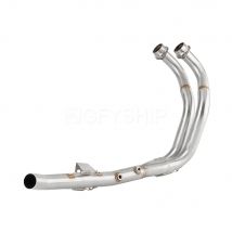 Para Yamaha Tenere 700 2021 a 24 2025 XTZ 690 T7 Euro 5 + para silenciador Original Escape motocicleta cabezal de Escape tubo de enlace Slip-on