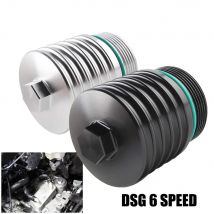 DSG Cool Flow Aluminium-Auto-Ölfiltergehäuse ersetzt das werkseitige Kunststoffgehäuse für VW EA888 2.0T FSI #   02E 305045