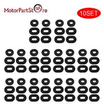 10 Sets Gummi-Seitenabdeckungstüllen, Motorrad-Panel-Gummitüllen für Yamaha Suzuki Kawasaki Honda CB100 CL XL 100 CG125 CB125