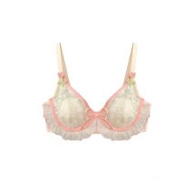 MOYISU Lolita Girl Luxury Sweet Lust Breasts Rabbit Ears Big Breasts Show Little Sexy Bra Set Panties Women's Pure Lust Wind Bra