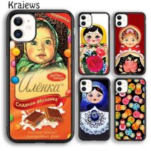 Nette russische Puppen Matriochkas Handyhülle für iPhone 16 15 14 plus XS XR 11 12 mini 13 pro max coque Fundas