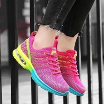 Explosive Street-Schuhe im trendigen Design für Damen mit einzigartigem Gitterdesign, atmungsaktive und bequeme Outdoor-Walking-Trainingsschuhe