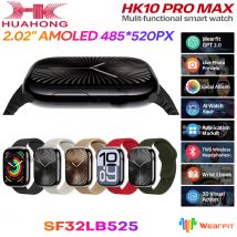 Per Apple Smart Watch HK10ProMax Serie 10 Uomo BT chiamata Ai Orologio Face Donna Rilevamento gravità 2.02 "AMOLED Frequenza cardiaca Chat GPT NFC