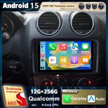 Android 15 dla Benz GL ML W164 ML350 ML500 X164 2005-2012 2K QLED Android Radio Samochodowe Multimedialny Odtwarzacz Wideo GPS Stereo CarPlay