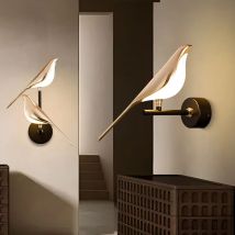 Innenraum 350 °   Drehbare LED-Wandleuchten, Dekor für Nachttisch, Schlafzimmer, Touch-Schalter, EIN/AUS, LED-Wandleuchten für Esszimmer, AC85–265 V