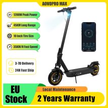 AOVOPRO S1MAX PRO Elektroroller für Erwachsene 500W Motorleistung 42V14.5AH E-Scooter 45KM Reichweite 35KM/H Faltbarer Elektroroller