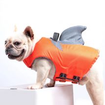 Hundeschwimmweste mit hohem Auftrieb, Hundesicherheitsweste mit Rettungsgriff für kleine, mittelgroße und große Hunde, reflektierende Schwimmweste
