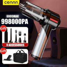 CENRR 998000 PA Potente mini aspirapolvere per auto Aspirapolvere portatile senza fili per elettrodomestici Soffiatore portatile per auto
