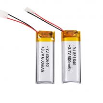 3,7 V 600 mAh Polymer-Lithium-LiPo-Akku 851640 Für Bluetooth-Headset, Schönheitsinstrument, Selfie-Stick, Spray usw