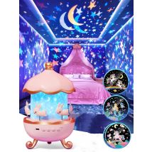 Star Projector for Kids 12 Films Star Lights for Ceiling Projector Baby Night Lamp with Bluetooth Speaker Exquisite Gifts