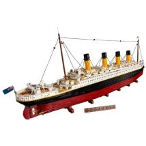 Kalein Titanic-barco de crucero gigante, modelo de barco, bloques de construcción, juego difícil para adultos, juguetes de ensamblaje, regalos de cumpleaños para niños y niñas
