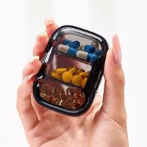 1/2/3 szt. Mini Pudełko na Leki Pojemnik na Leki Dozownik Tabletek Organizer na Tabletki Przenośny Pojemnik na Tabletki