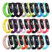 Oficjalny pasek silikonowy do bransoletki Xiaomi Mi Band 4 5 6 7 Sportowa opaska na rękę Miband4 miband7 Correa Mi band 3 4 5 6 7 Band