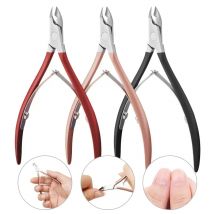 1 stücke Nagel haut Zange Nagel Maniküre Schere Nagel haut Clipper Trimmer abgestorbene Haut Entferner Pediküre Edelstahl Cutter Werkzeug e0001a
