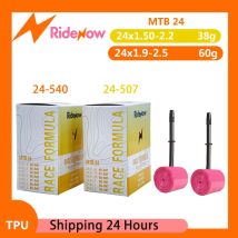 Ridenow TPU Fahrrad Schlauch 24 "Road Fold Fahrrad Reifen 45mm Französisch Ventil MTB Fahrrad 24" x 1,5 1,9 2,0 2,1 2,2 2,25 2,3 2,35 2,5