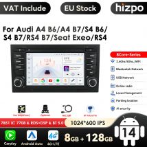4G-LTE Carplay 7 Zoll Android Autoradio GPS für Audi A4 B9 B8 B7 B6 S4 RS4 SEAT Exeo Multimedia RDS 2 Din Autoradio Stereo Video