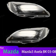 Scheinwerferabdeckung für Mazda 3 Mazda 3 Axela BK 2003–2008, transparentes Gehäuse, Frontscheinwerfer, Linsenschale, Glaslampenabdeckung
