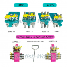 Zahn ärztliche kiefer ortho pä dische Expansions schraube 3-Wege-Schraube für Ober geräte Zahnmedizin ortho Werkzeuge Edelstahl antike