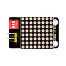 Keyestudio 8*8 LED Dot Matrix Modul I2C Adresse Wählen für Arduino DIY Projekte HT16K33 Chip 4Pin Header DIY Programmierung Studie