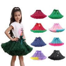 Nuove ragazze gonna di Tulle vestiti della neonata Tutu Pettiskirt gonna vestiti della ragazza gonne della principessa gonna per 2-15 anni abbigliamento per ragazze
