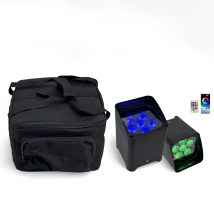 6x18w Battery Par Light 6in1RGBAW+UV Wireless Remote Dj Par Control Wifi Battery for KTV Party Bar Wedding Party