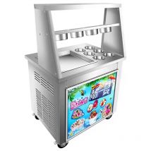 Ice Cream Frying Machine Commercial Stall Equipment Make Cold Drink Quick Refrigeration Rapid Defrosting Fruit Milk