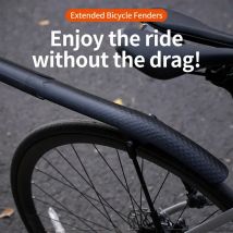 Rrskit Fahrrad-Kotflügel, Schnellspanner, leicht, Rennrad-Kotflügel, 700C, hinterer oder vorderer Fahrrad-Kotflügel, verstellbar, einfach zu installieren