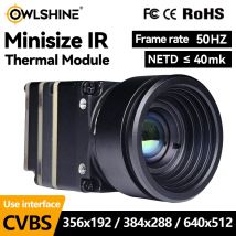 Thermal Camera fpv 256/384/640 9MM thermal imaging camera For FPV Drones with CVBS Interface Micro Thermal imager Camera Module