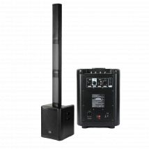 Dasn b10 800w power class d wiederauf ladbare aktive säulen batterie lautsprecher innen party band mit led kunststoff audio pro pa system