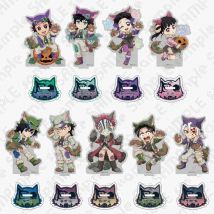 Game Shinazugawa Genya Kanroji Mitsuri Tokitou Muichirou Uzui Tengen Acrylic Stand Doll Anime Figure Model Cosplay Toy for Gift
