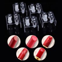 4-Hohlräume Silikon Lippenstift Form DIY Lippenbalsam Kosmetik Form Halter Lippenstift Form DIY Handwerk Werkzeug handgemachte Form