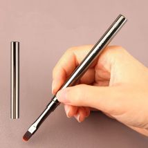 1PC Aluminium Rohr Griff Nail art Malerei Carving Blumen Nagel Liner Zeichnung Blätter Streifen Maniküre Stift