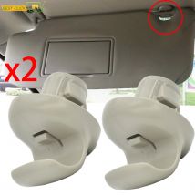 2X Auto Sonnenblende Clip Sonnenblende Für Renault Samsung QM5 Koleos HY Nissan Sentra B17 B18 Pulsar C13 Xterra N50 juke F15 Tiida C12