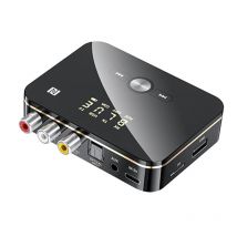 AAAEL-M8 Trasmettitore ricevitore audio RCA Bluetooth 5.0 APTXLL Adattatore wireless per musica AUX da 3,5 mm con microfono NFC per altoparlanti TV per auto