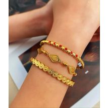 2025, neues modisches und klassisches Edelstahlarmband, geeignet für trendige Schmuckgeschenke für Damen