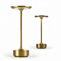 Wireless Simple Decorative Table Lamp Infinitely Dimmable Atmosphere Classic Retro Portable Rechargeable Touch Desk Lamp