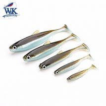 2024 Nowa miękka przynęta 5 rozmiarów Hoduller Swimbait dla przynęt wędkarskich Pike Zander Snook Perch z 3D EYES JIG Head Rig Soft Lure